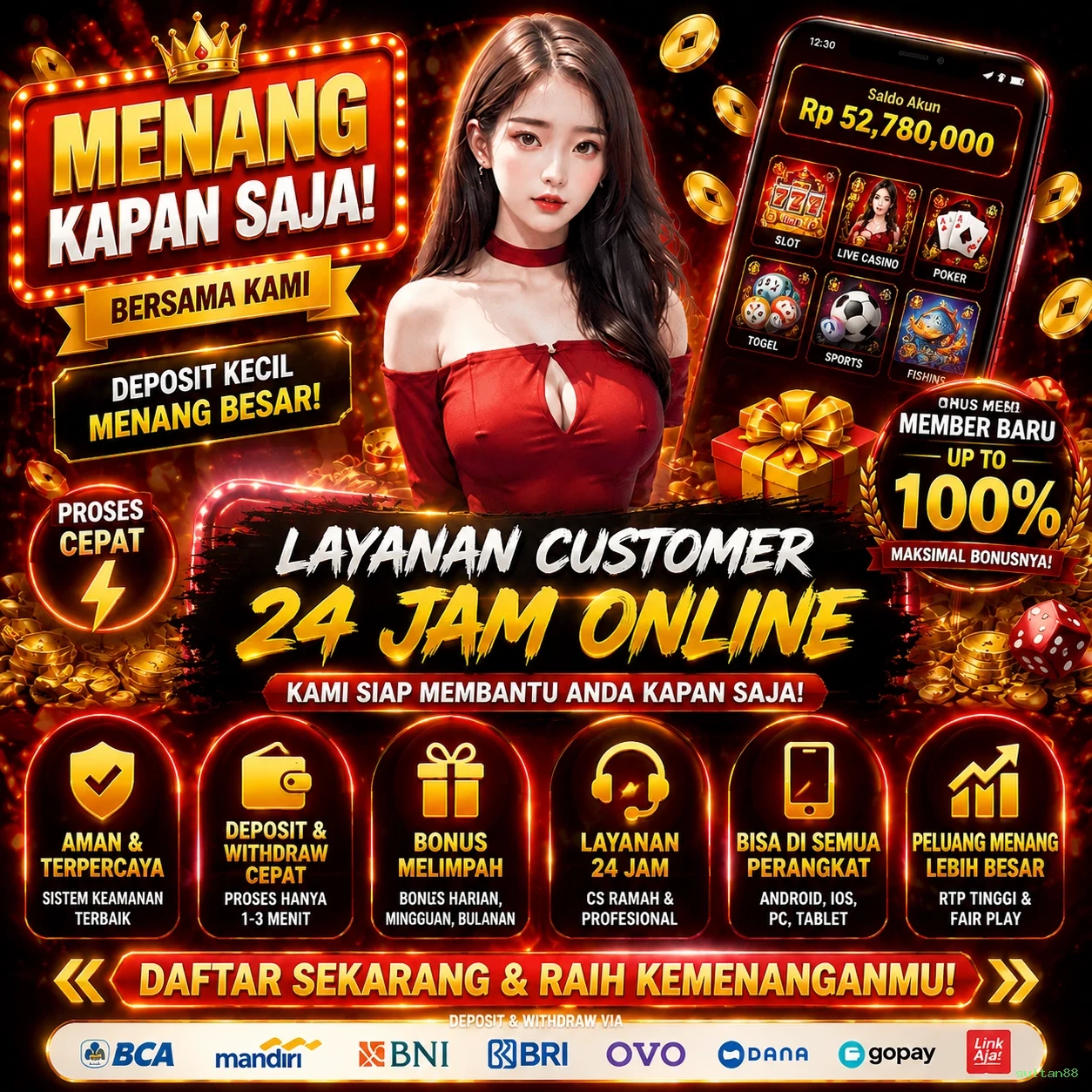 Cara Mendaftar dan Verifikasi Akun di sultan88